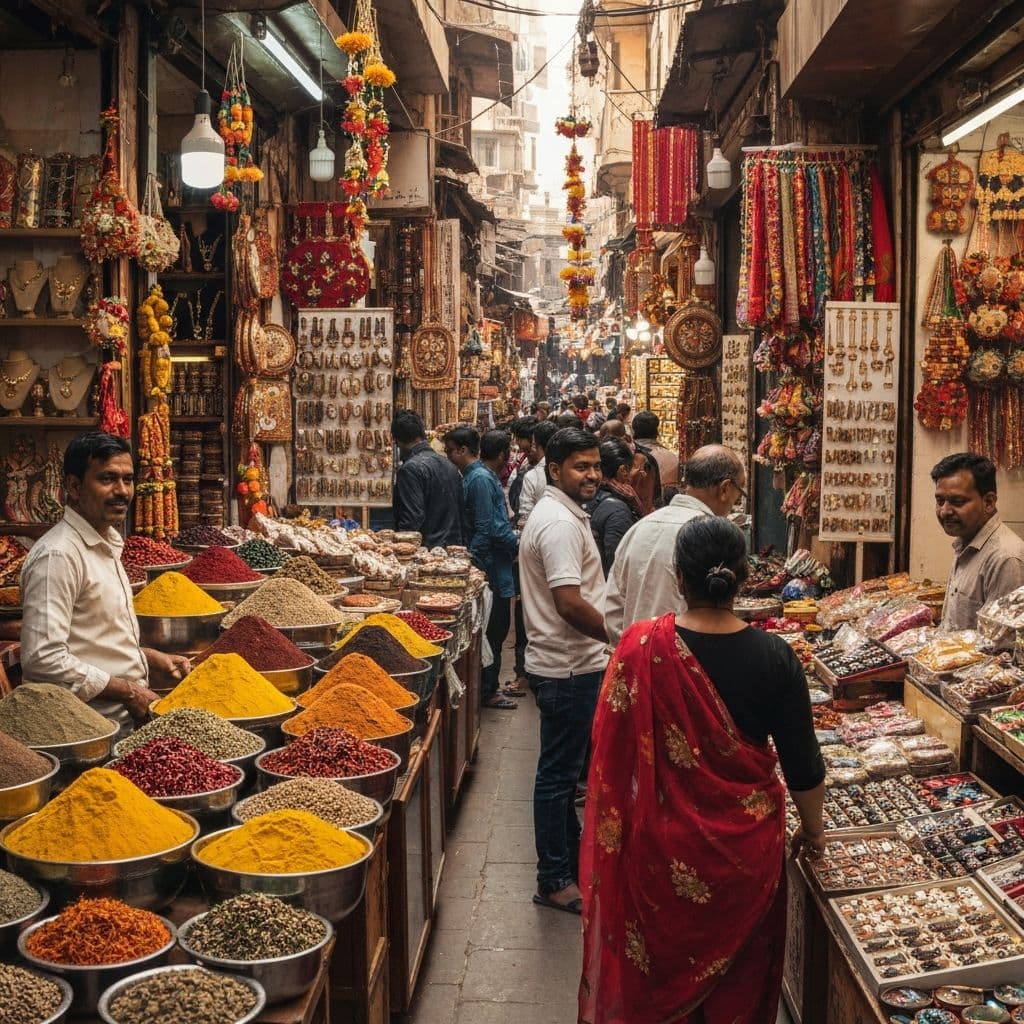 Silver Temple Jewelry Set